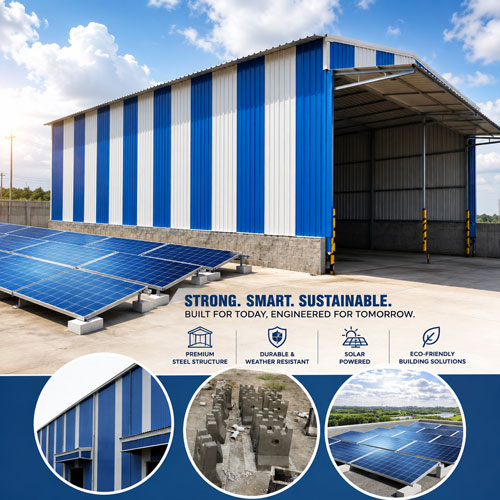 High-quality Teen shade construction and pre-engineered building structure by RK Construction